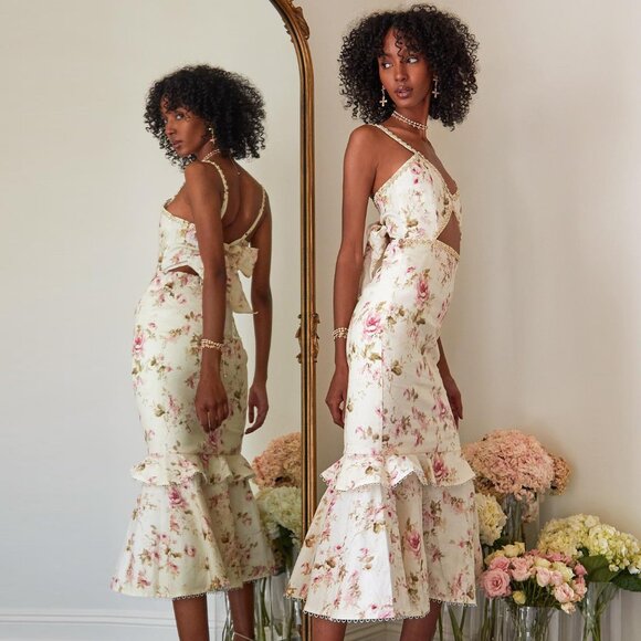 V. Chapman Dresses & Skirts - V. Chapman Luna Dress in English Rose XS NWT